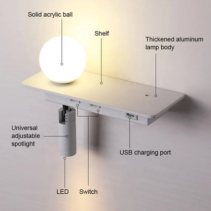 Floating Reading Wall Lamp